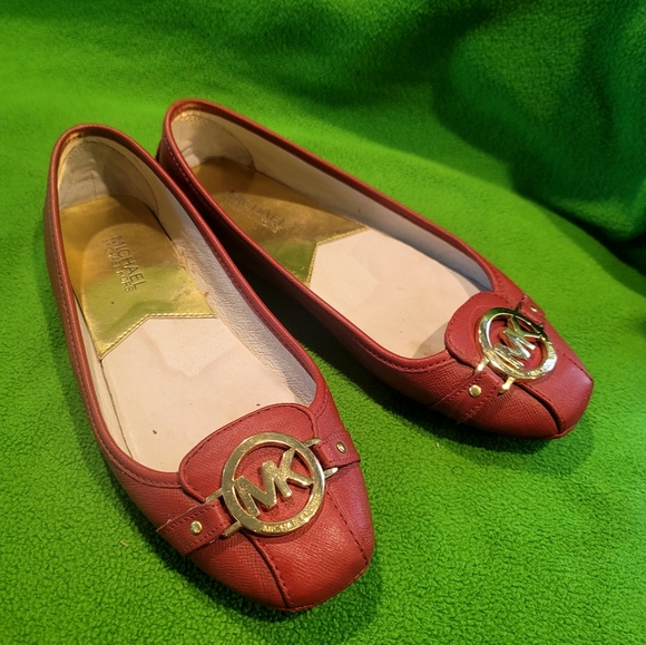 Michael Kors Fulton leather Red - Picture 1 of 3